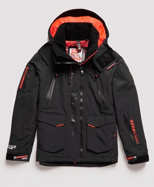 Superdry Ultimate Snow Rescue Férfi Kabát Fekete | DUCNZ7905